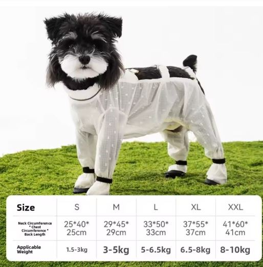 Product size chart